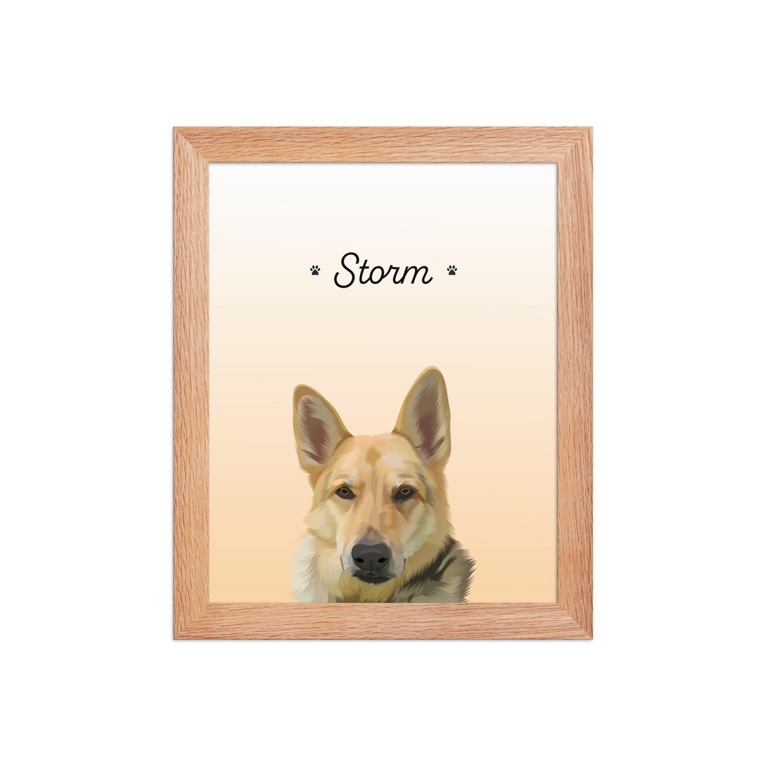 The Custom-Illustrated Pet Portrait