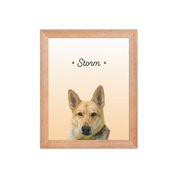 The Custom-Illustrated Pet Portrait
