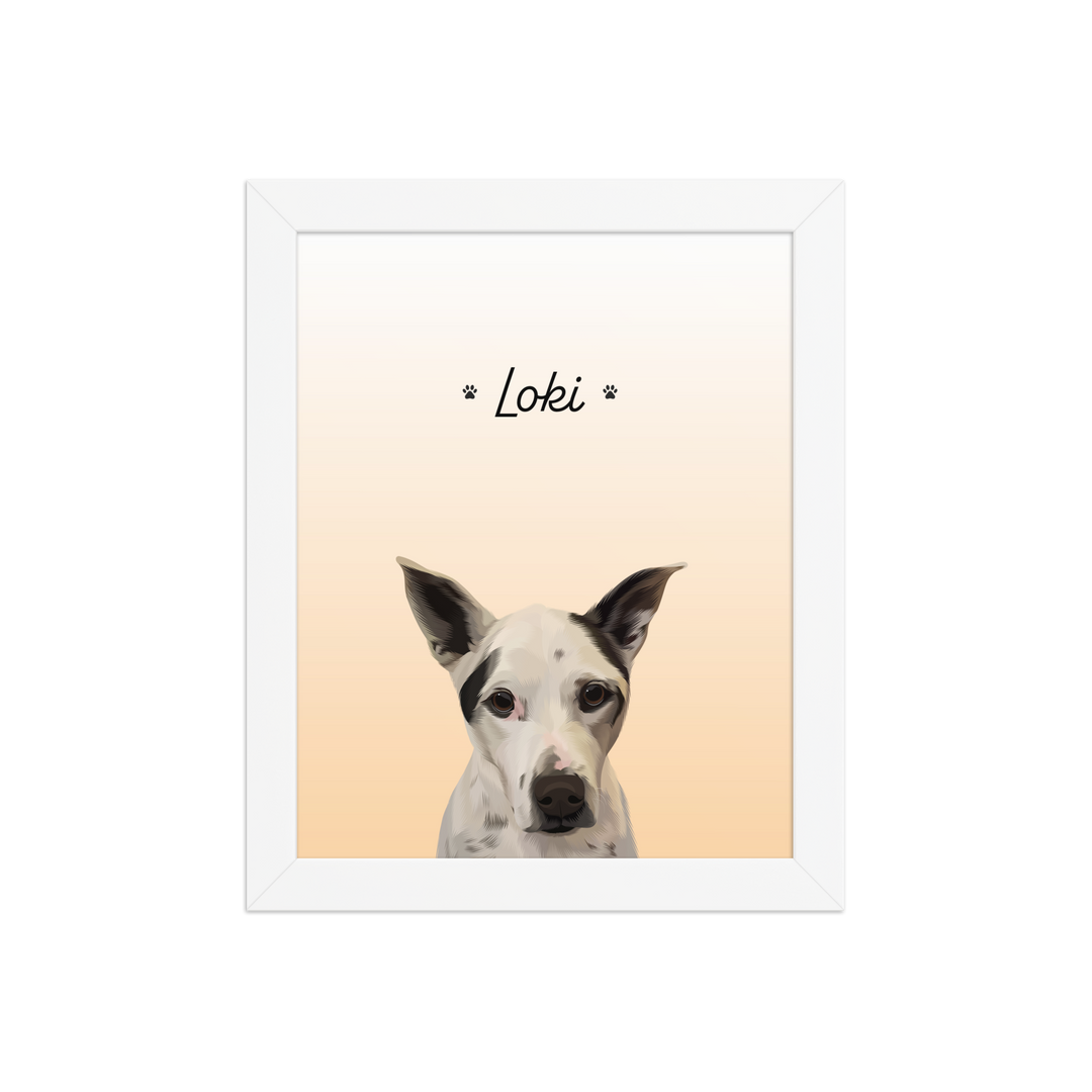 The Custom-Illustrated Pet Portrait