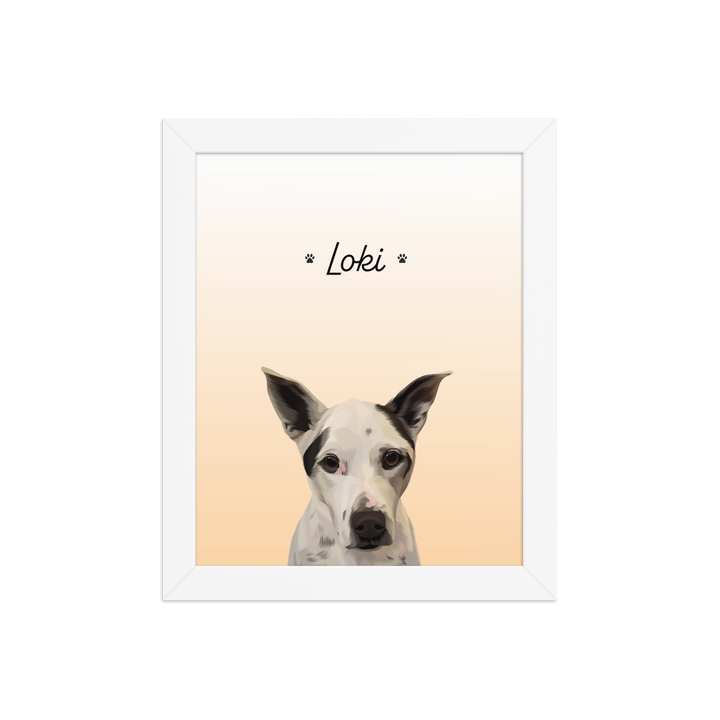 The Custom-Illustrated Pet Portrait